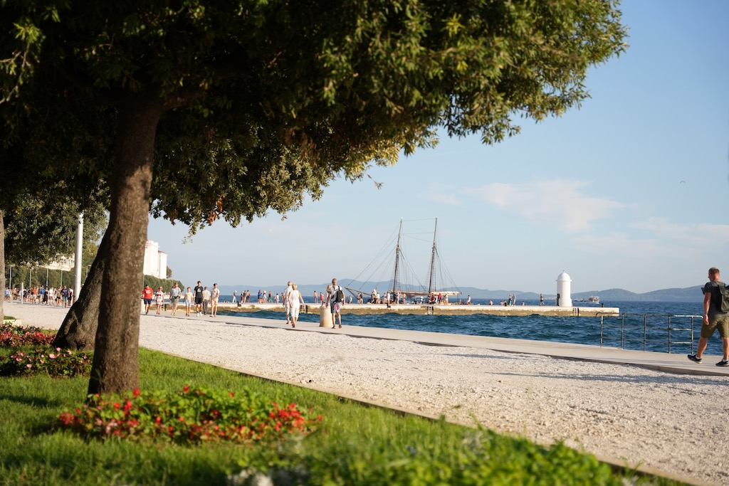 Promenade in Zadar